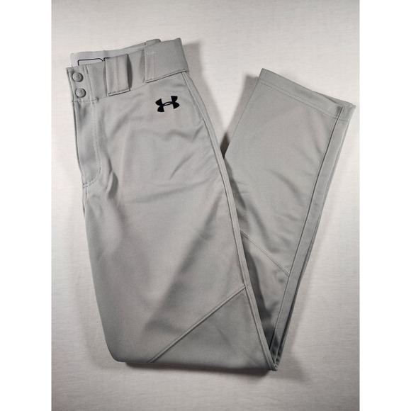 Under Armour Other - Under Armour Men M Gray UA Utility Relaxed Fit Open Bottom Adult Baseball Pants